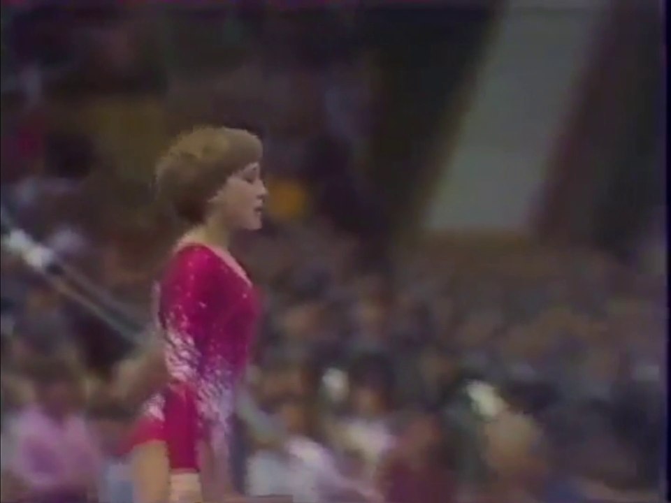 Yelena Davydova - FX AA - Moscow 1980 Olympic Games