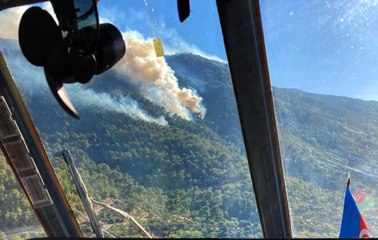 Muğla'da 4 noktada yangınlar devam ediyor