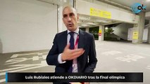 Luis Rubiales atiende a OKDIARIO tras la final olímpica