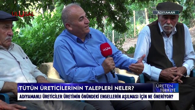 Üreten Türkiye - 07 Ağustos 2021 - Cenk Özdemir - Adıyaman - Ulusal Kanal