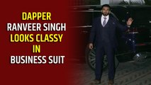 Dapper Ranveer Singh looks classy in business suit