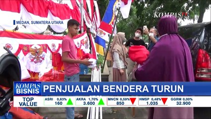 Penjualan Bendera Merah Putih Turun
