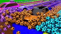 Car Parking Game 3D _ Cars Lift Parking and Color Soccer Balls Slider Animated Gameplay Videos