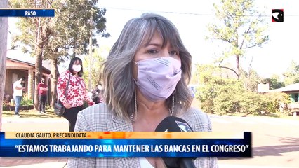 “Estamos trabajando para mantener las bancas en el Congreso”