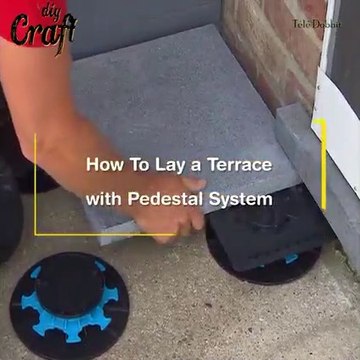 how to lay terrace with pedestal system pylex adjustable deck support pedestal sink installation