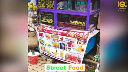 Pineapple Masala Juice  - Indian Street Food