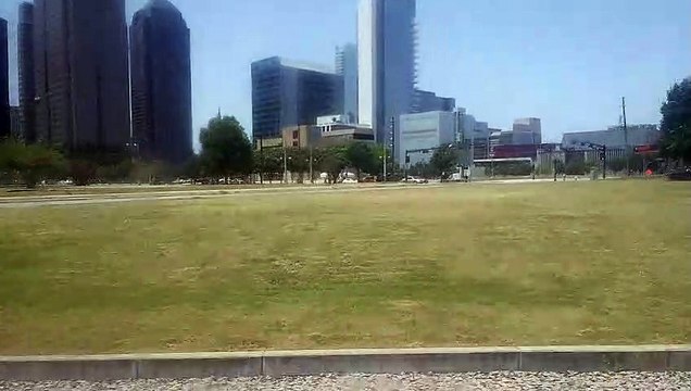 Dallas Area Rapid Transit Light Rail Red train to Spring Valley Station