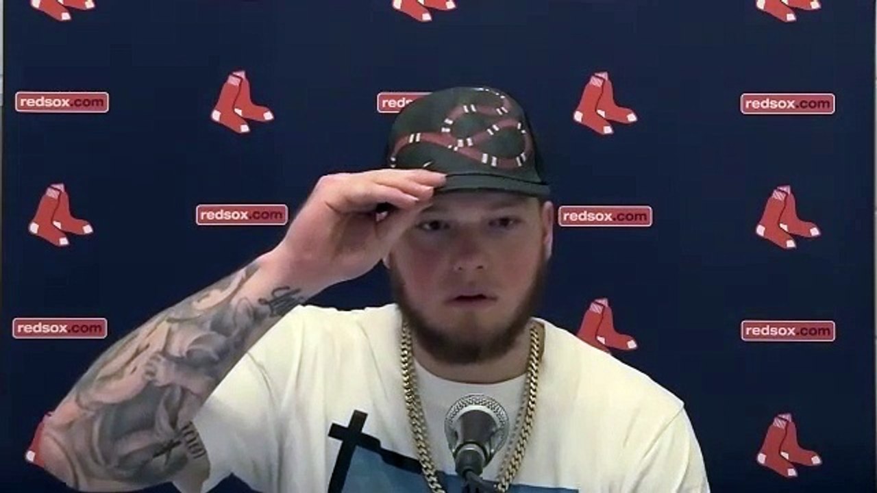 Alex Verdugo "we're going through it" | Postgame Press Conference | Red Sox vs Blue Jays 8-7 Game 2