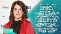 Princess Eugenie Backs Meghan Markle’s 40th Birthday Initiative