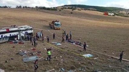 Balıkesir'de katliam gibi kaza: 14 ölü, 18 yaralı