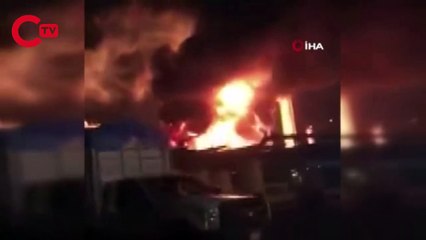 Meksika’da petrol rafinerisinde korkutan yangın
