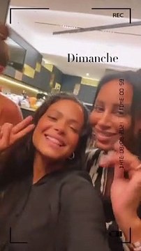 Christina Milian, Vitaa et Demdem font la fête ensemble sur Instagram le 7 août 2021.