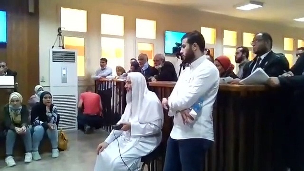 استجواب الشيخ محمد حسان في المحكمة و سماع شهادته عن الاخوان المسلمين و رأيه في تنظيم القاعدة(360P)