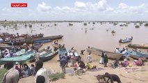 بسبب الفيضانات.. انقطاع الطريق الرابط بين الخرطوم وولاية النيل الأزرق في السودان