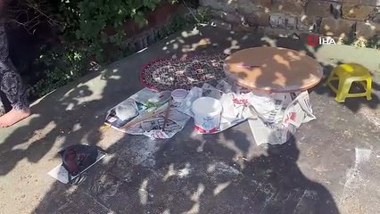 Yufka açarken 5 metre yükseklikten düştü