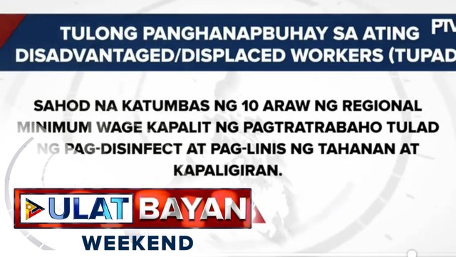 DOLE, tiniyak ang mabilis na pagpapalabas ng ayuda para sa mga manggagawa na apektado ng ECQ; P2-B dagdag na pondo, hiniling sa DBM para sa ayuda ng mga nasa pribadong sektor