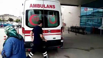 Bisikletiyle yola çıkan çocuğa otomobil çarptı