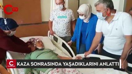 Kaza sonrasında yaşadıklarını anlattı: "Yerde bulduğum telefonla 112'yi aramak istedim"