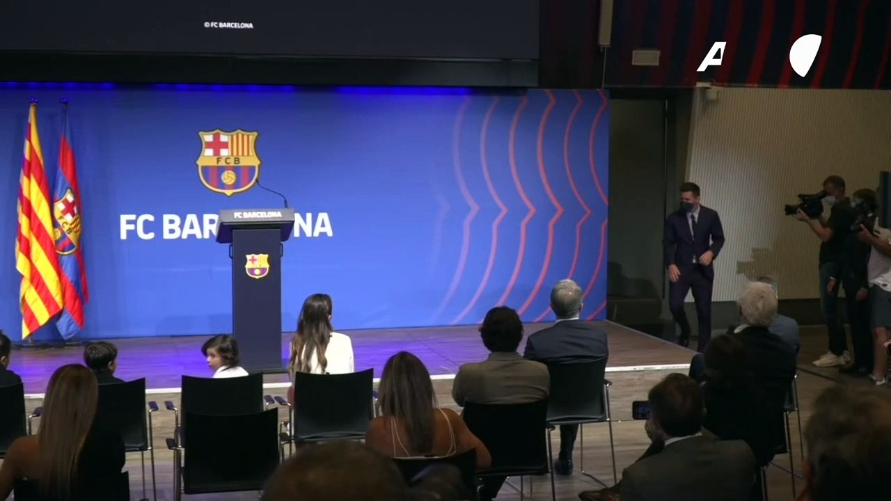 Messi em lágrimas