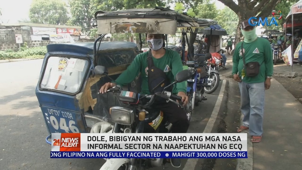 DOLE, bibigyan ng trabaho ang mga nasa informal sector na naapektuhan ng ECQ | 24 Oras News Alert