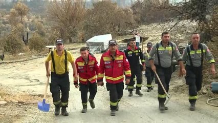 Orman yangınlarının söndürülmesine CEKUT destek verdi