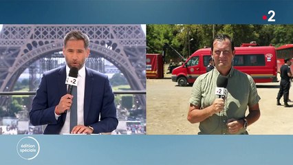 Grèce : l’incendie continue de progresser sur l’île d’Eubée