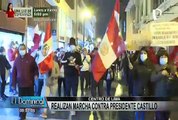 Cercado de Lima: así se desarrolló la marcha contra el Gobierno de Pedro Castillo