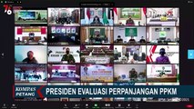 Presiden Jokowi Evaluasi PPKM Level 4