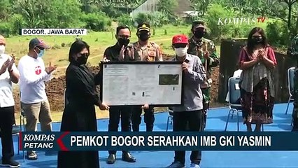 Pemkot Bogor Serahkan IMB ke GKI Yasmin