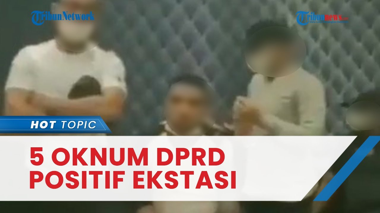 Detik-detik 5 Oknum DPRD Digerebek saat Pesta Narkoba dengan 7 Wanita, Kelimanya Positif Ekstasi