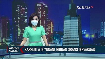 1.000 Orang Lebih Dievakuasi Akibat Kebakaran Hutan di Evia Yunani
