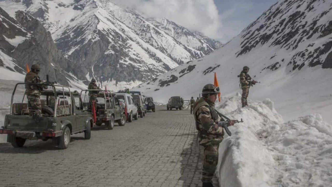 Indian Army deployed with all arrangements on L...