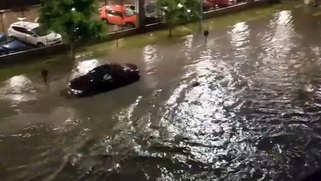 Flash flooding washes away city