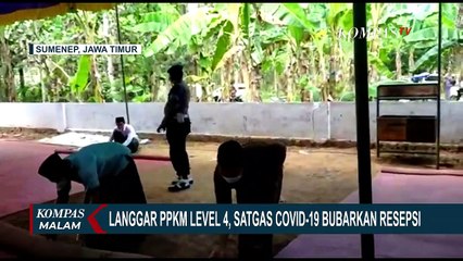 Langgar Aturan PPKM Level 4, Pesta Nikah di Sumenep dan Depok Dibubarkan Satgas Covid-19