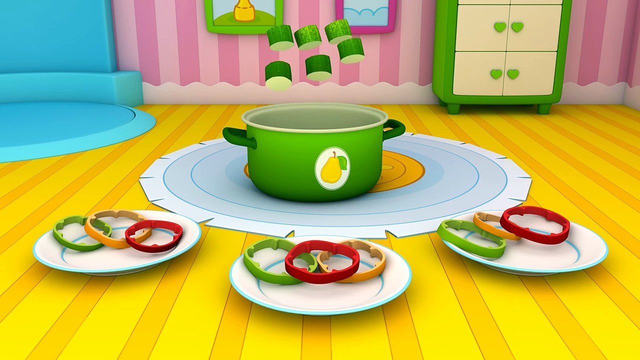 Schlaue Autos! -Episode 2- Frisches Gemüse und Memory. Lernanimation für Kinder