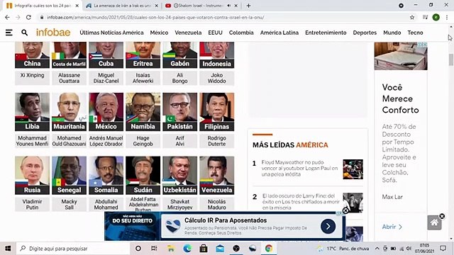 israel cristiano cast.33 .El canciller de venezuela pidio a la onu sancionar a israel