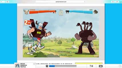 Having fun (on the Cartoon Network Website)