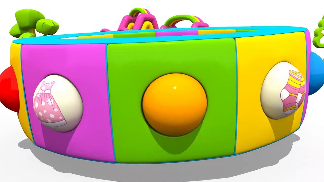 Max der Bagger und das Karussell - Kleidung - 3D animationen für Kinder
