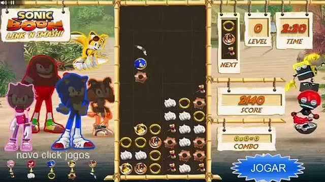 Sonic Boom Jogos do cartoon network Novo Click Jogos