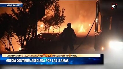 Grecia continúa asediada por las llamas