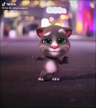 Chứ mèo tôm nhảy múa rất đáng yêu