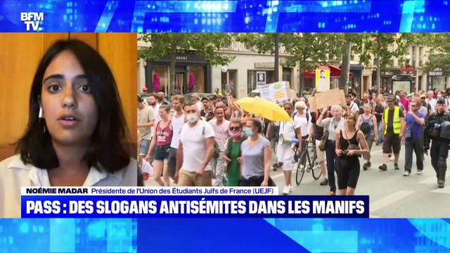 Pass sanitaire: des slogans antisémites dans les manifs - 08/08