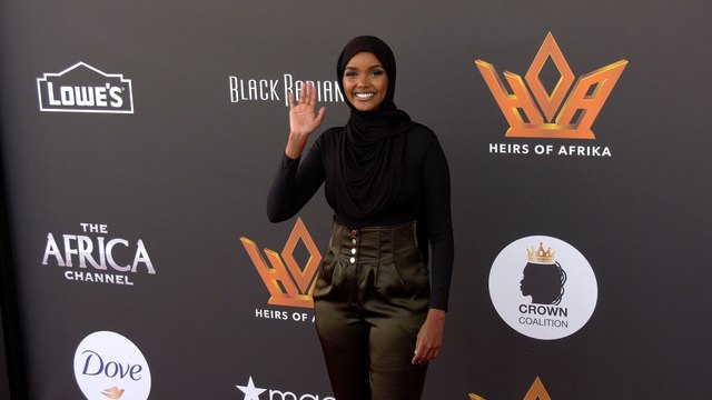 Halima Aden Heirs Of Afrika 4th Annual International Women of Power Awards Red Carpet Fashion