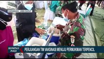 TNI - Polri dan Nakes Berjuang Lewati Medan Sulit untuk Vaksinasi di Wilayah Terpencil