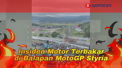 Insiden Motor Terbakar di Balapan MotoGP Styria