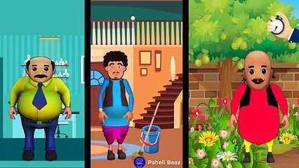 Motu patlu Riddels  in hindi __ Best Motu Patlu Paheliyan  __ Patlu ko kis ny ma