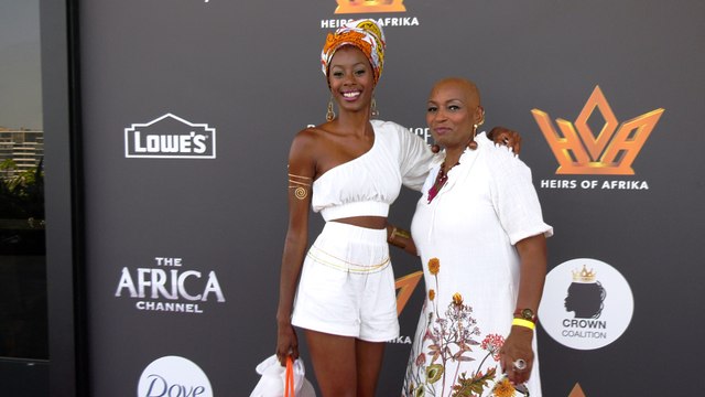 Iman Jazmin Brown Heirs Of Afrika 4th Annual International Women of Power Awards Red Carpet Fashion