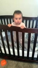 Cute Awakening Interrupted By Unexpected Bump