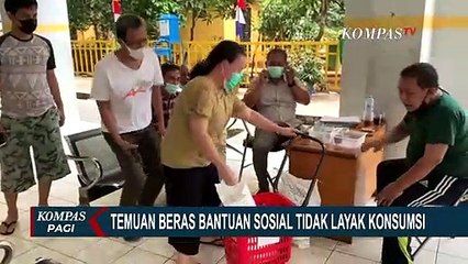 Warga Rusun Angke Lapor Terima Beras Bansos Tak Layak Konsumsi