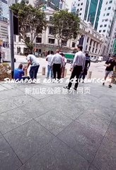 TRUCK FLIP TO SIDE AT ROBINSON ROAD, DRIVER INJURED